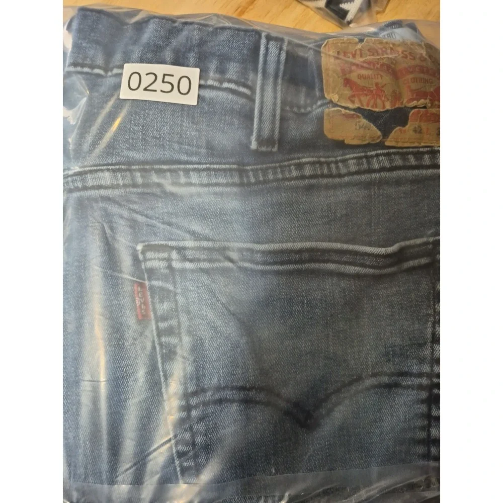 Levi's 541 Athletic Taper Jeans Men's 42x34 Medium Wash Blue Denim